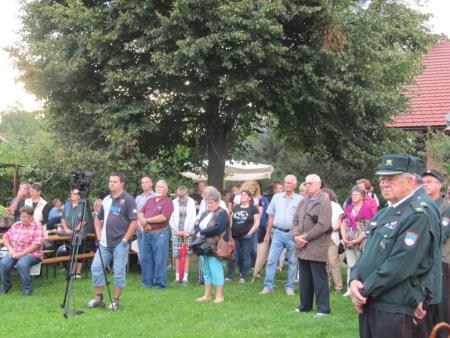 Slovesnost ob odhodu JLA iz SV Slovenije, 5.7.2014 na Gibini 8